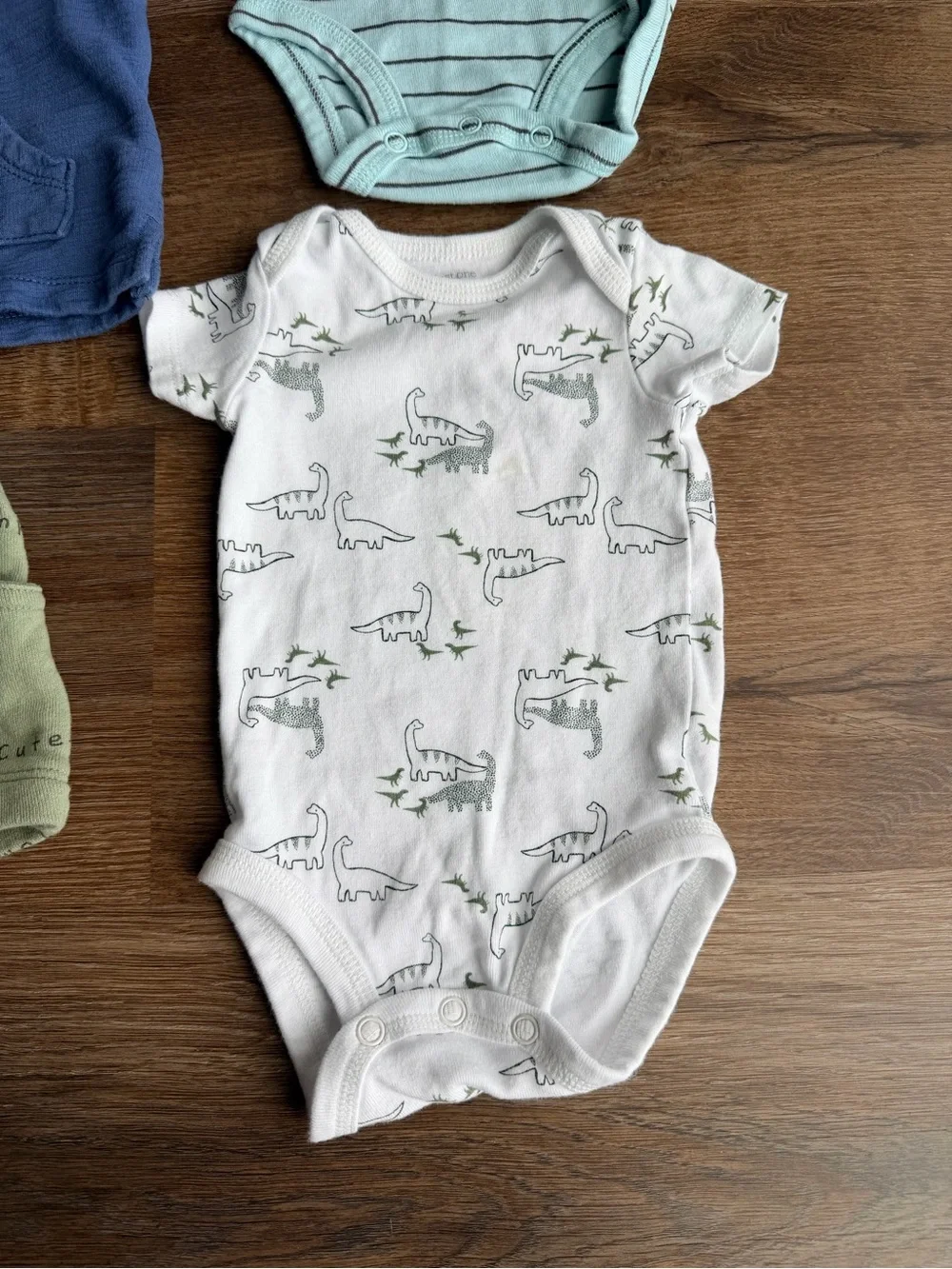 CARTER’S | Dinosaur Outfit Bundle | Hoodie Shorts Onesies | Baby Boy Clothes Set